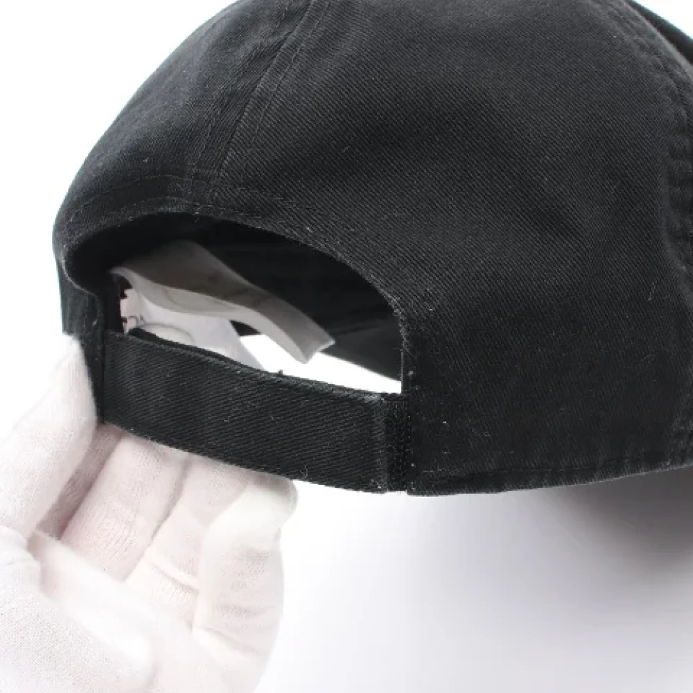 Moncler Pre-owned Cotton hats Black Dames