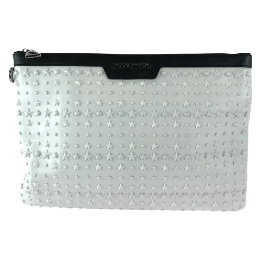 Jimmy Choo Pre-owned Leather clutches White Heren