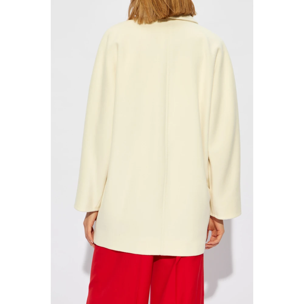 Max Mara Korte jas 'Rebus' Beige Dames