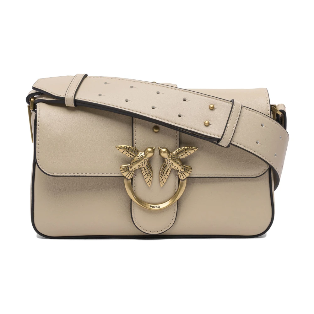 Pinko Women's Beige Cross Body Bags, One Size, Crossbody Bag For