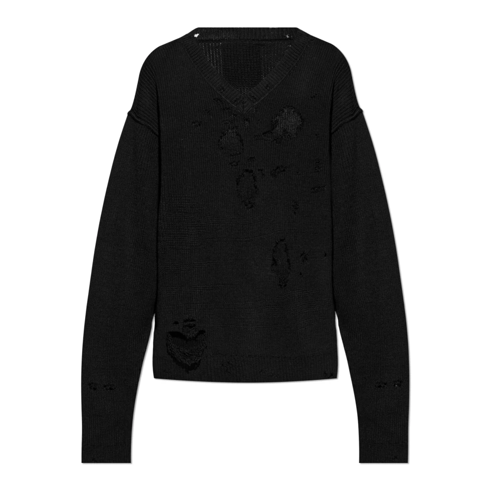 Vetements Wollen trui Black Heren