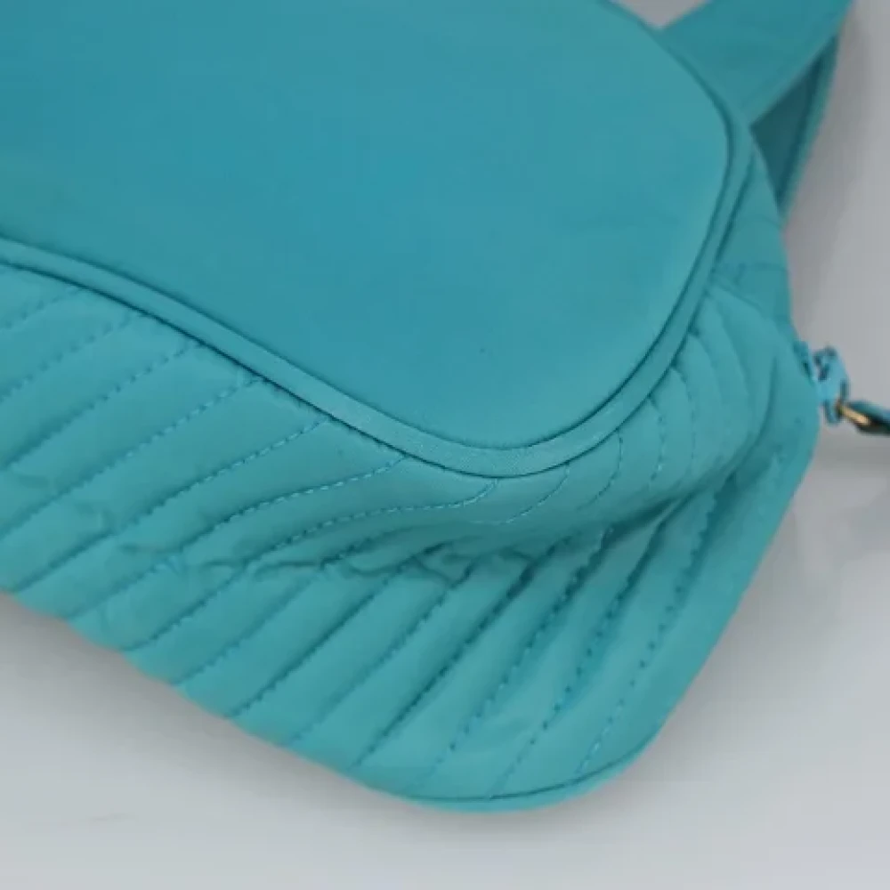 Yves Saint Laurent Vintage Pre-owned Leather handbags Blue Dames