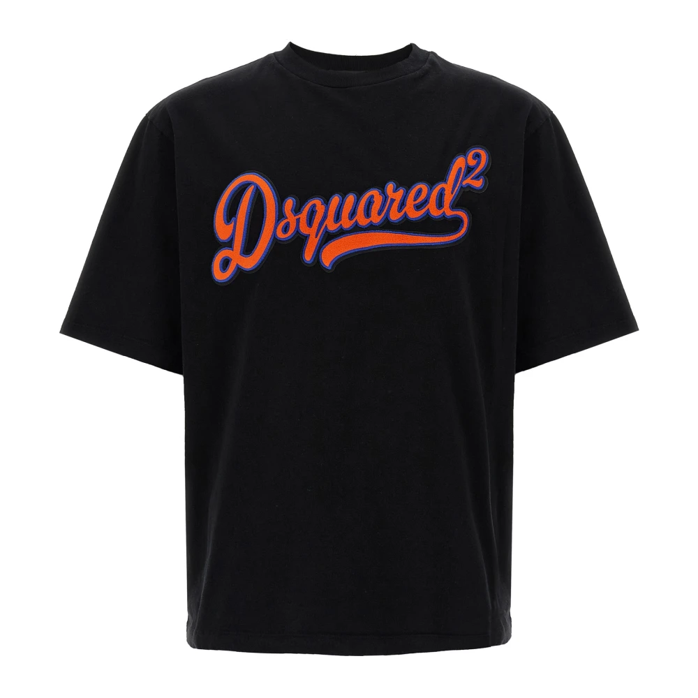 Dsquared2 Black T-Shirts - Male - T-Shirts - Xl - Tops