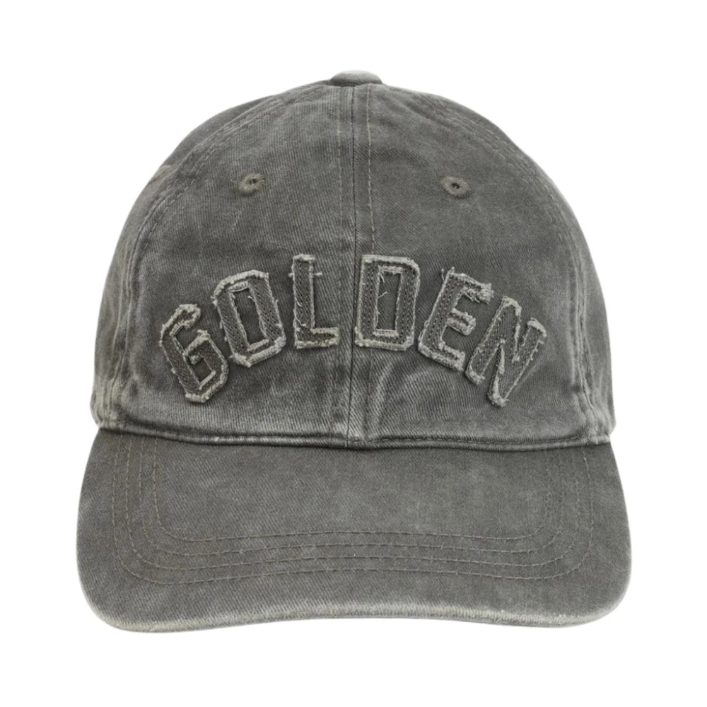Golden Goose Hats & Caps, Female, One Size, Logo Baseball Cap Green