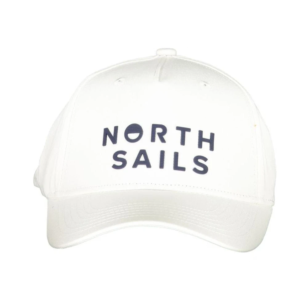 North Sails Stijlvolle witte baseballpet met logo White Heren