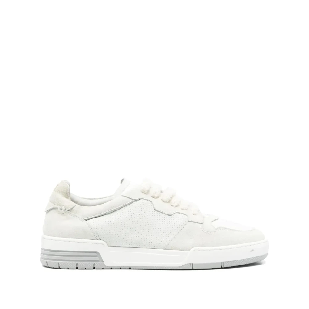 Eleventy Witte Veterschoenen Heren Schoenen