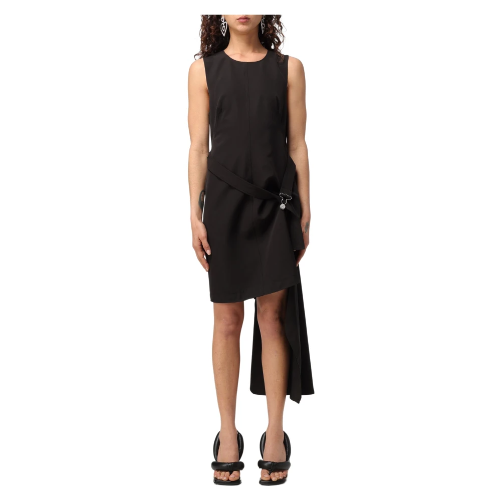 Moschino Women's Black Elegant Cady Dress