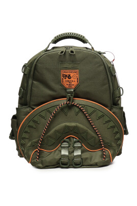 military-green-backpack-with-multiple-pockets