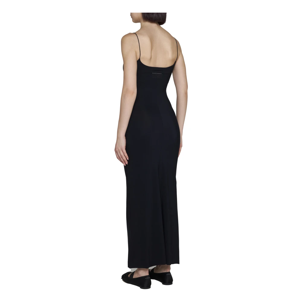 MM6 Maison Margiela Zwarte Jurken voor Vrouwen Black Dames