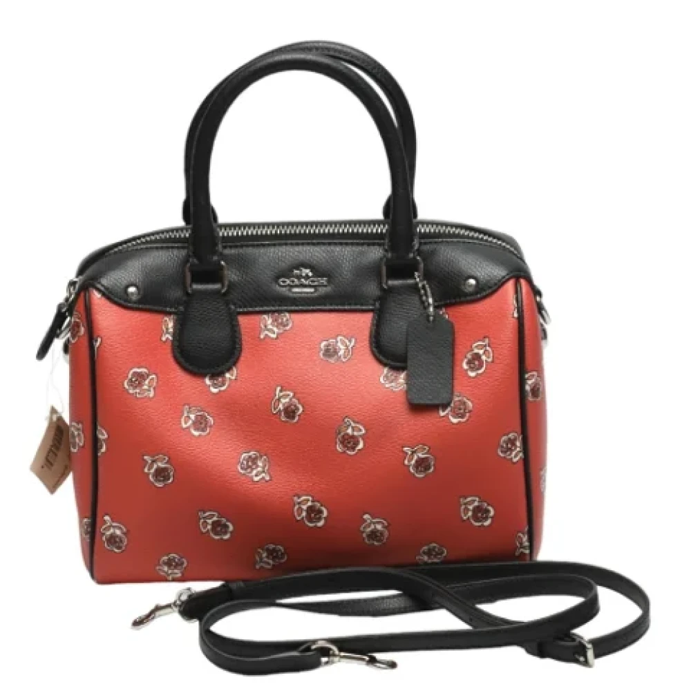 Coach Pre-owned Fabric handbags Orange Dames