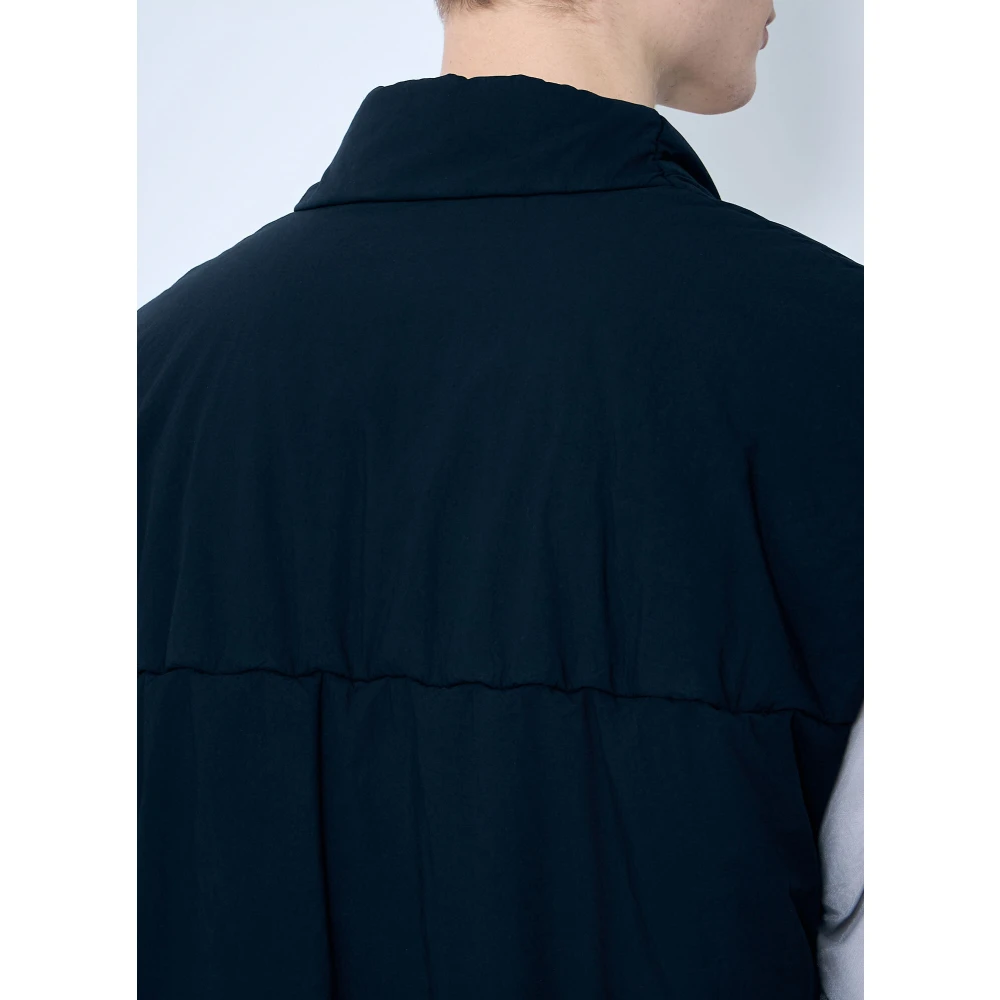 Dries Van Noten Gewatteerd Gaber Vest Blue Heren