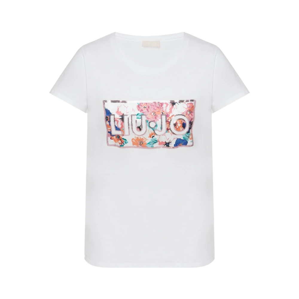 Liu Jo Casual T-shirt voor mannen en vrouwen White Dames