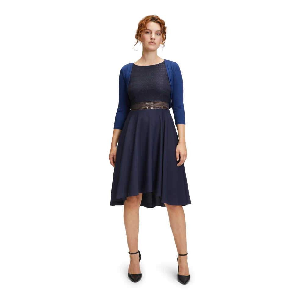 Vera Mont Jersey Bolero Jas Blue Dames
