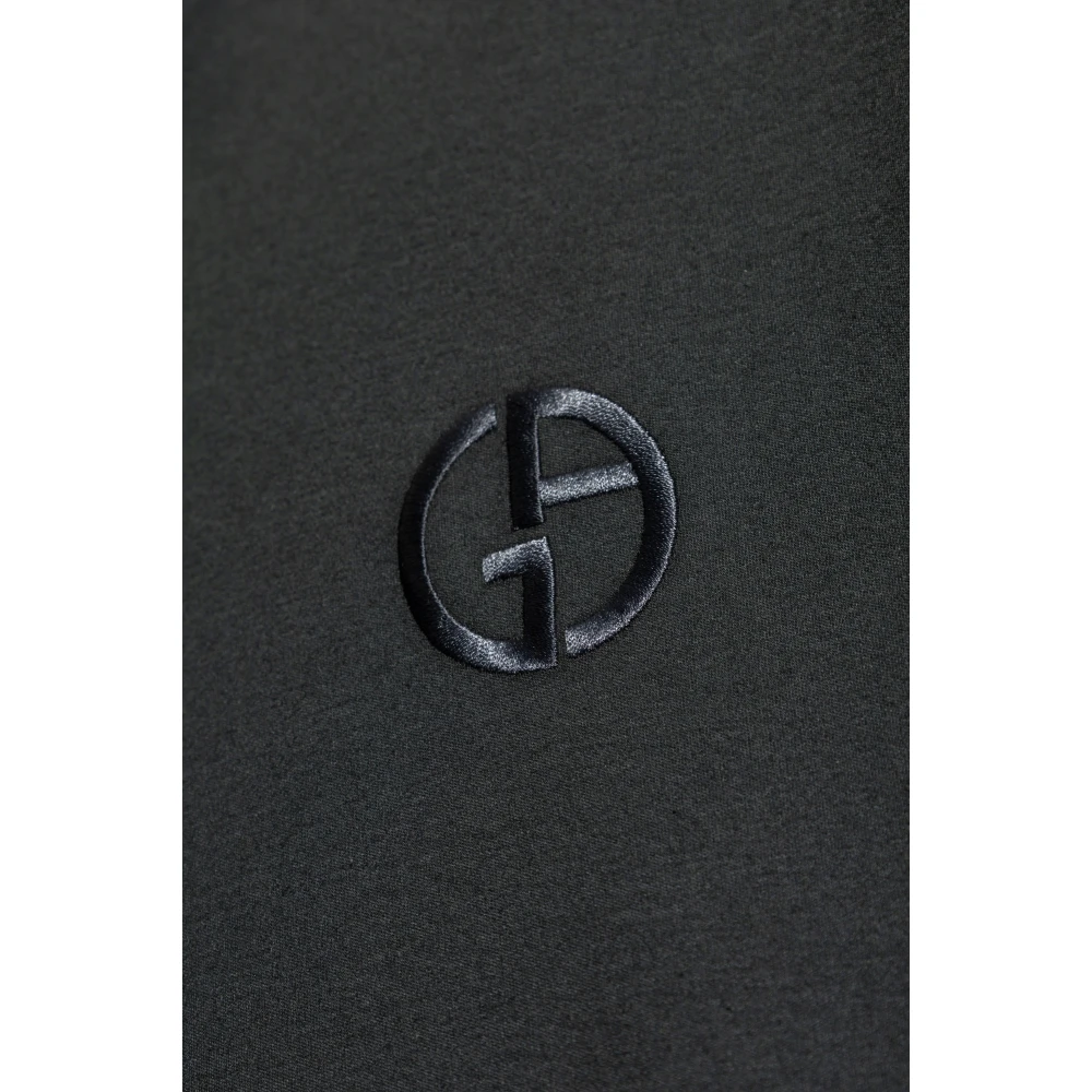 Giorgio Armani Polo met logo Green Heren