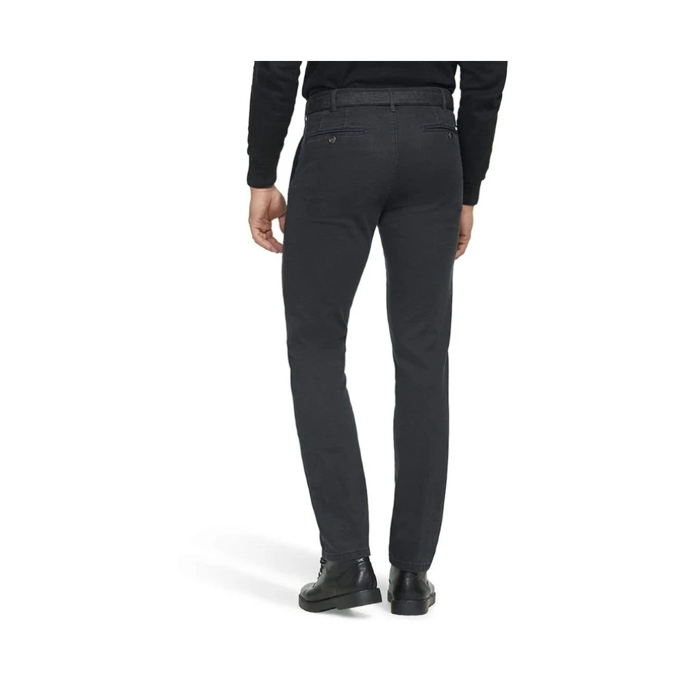 Meyer Zachte Stof Broek Blue Heren