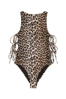 Baddräkt i Leopardmönster