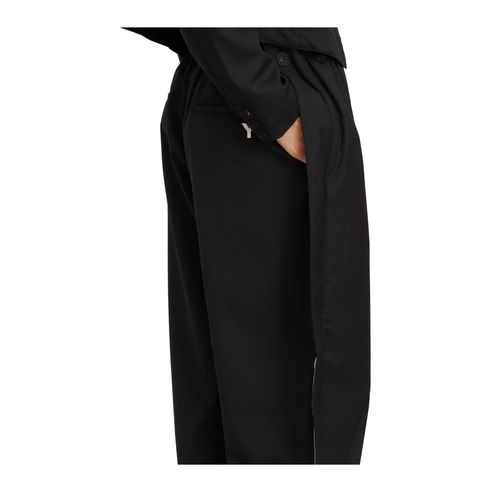 Y-3 Wolmix Track Broek Black Heren