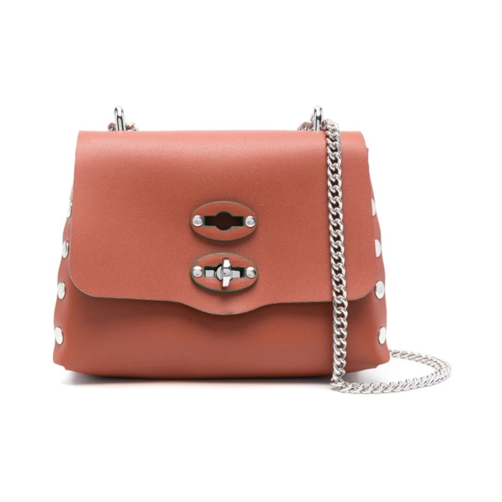 Zanellato Bruine Compacte Crossbody Tas Brown Dames