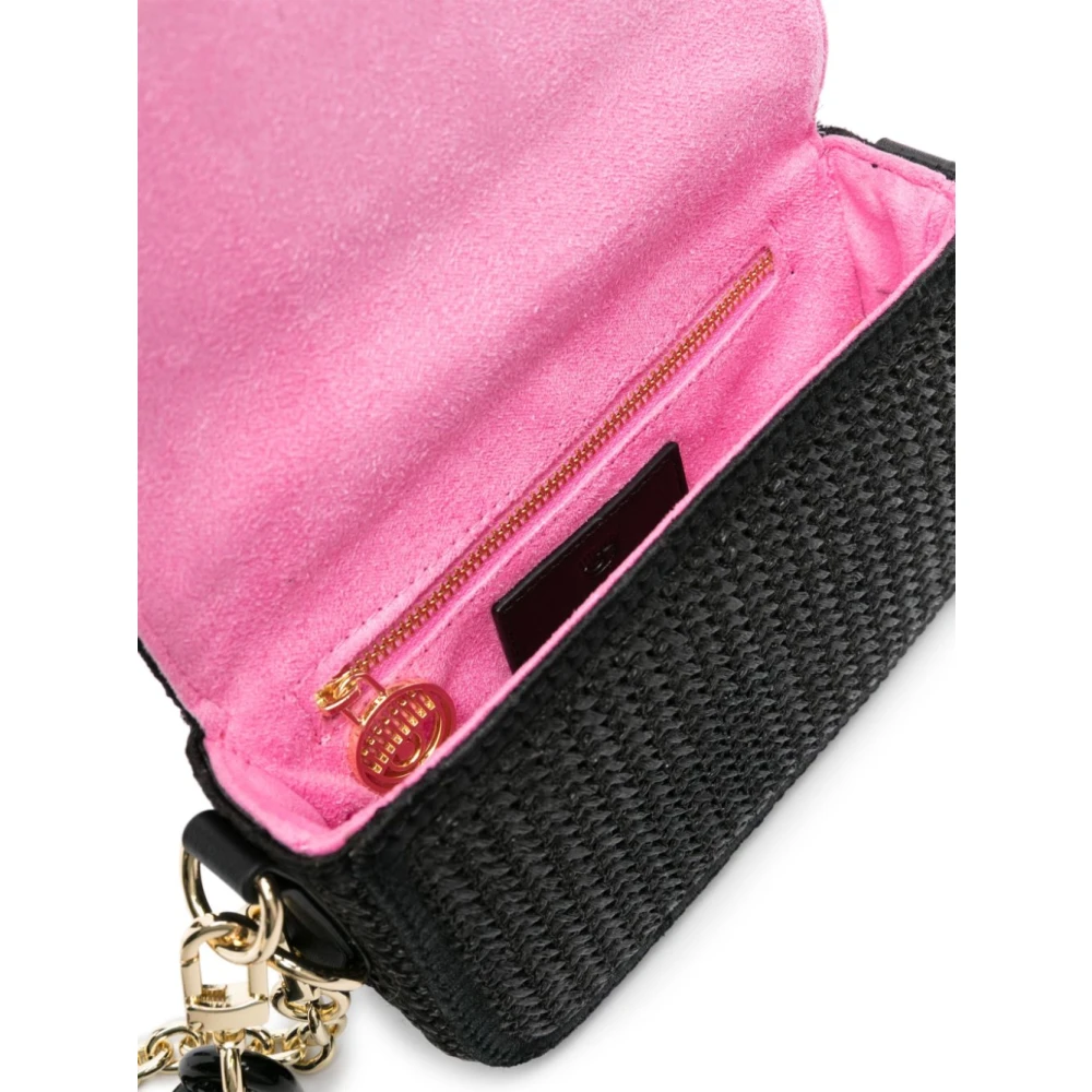 Chiara Ferragni Collection Zwarte schoudertas voor vrouwen Black Dames