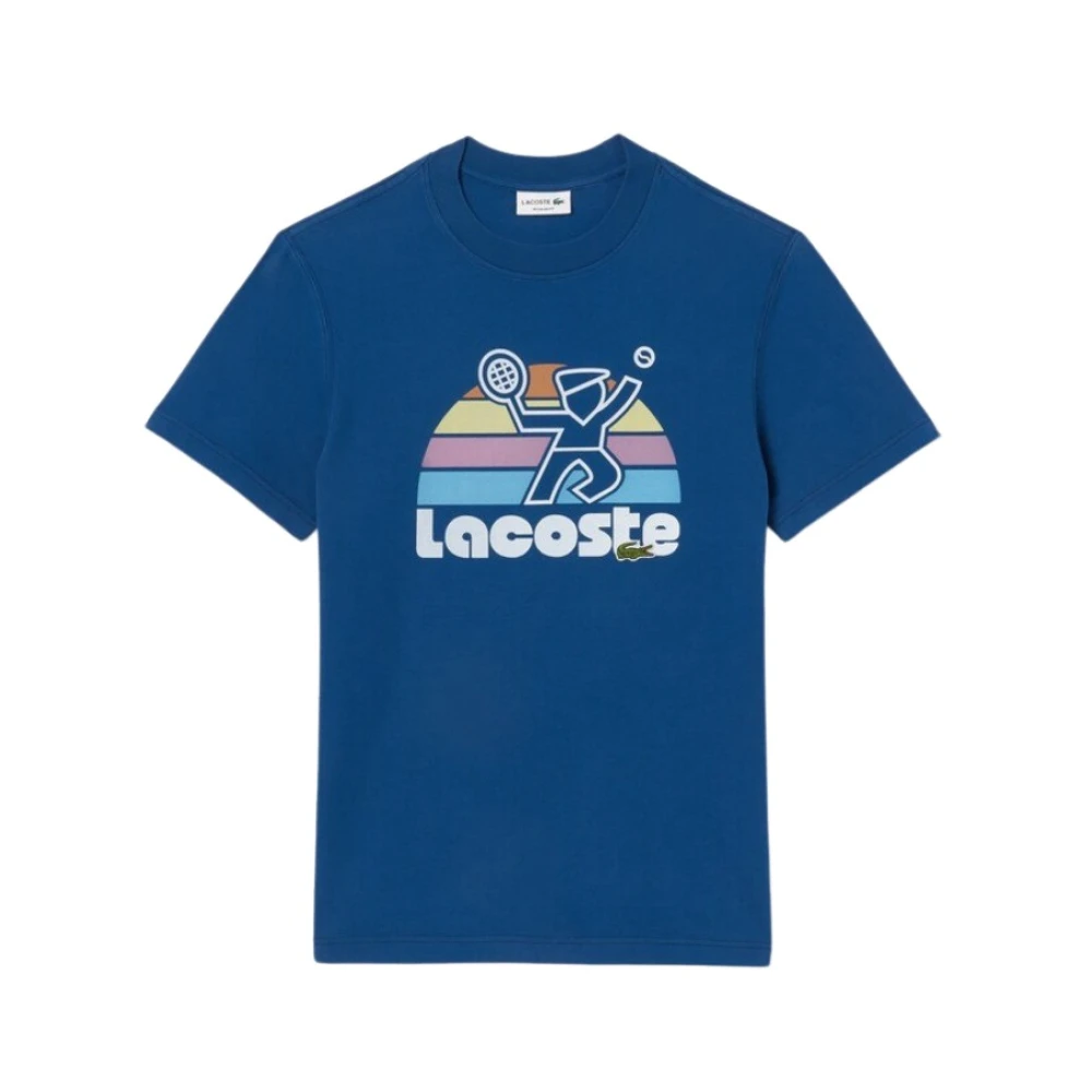 Lacoste Heren T-shirt Blue Heren