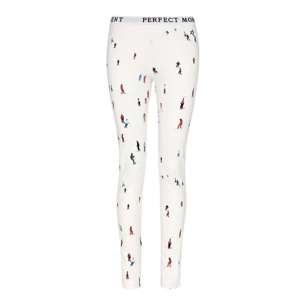 Perfect Moment Ski Leggings Polyester Winter Sportkleding White Dames