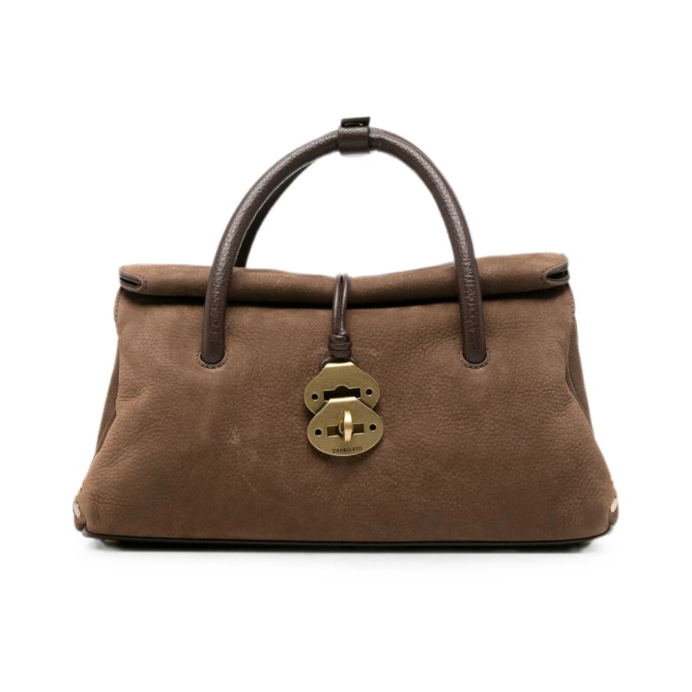 Zanellato , Handbags, Female, Brown, One Size, Dotta Jones Small Leather Handbag