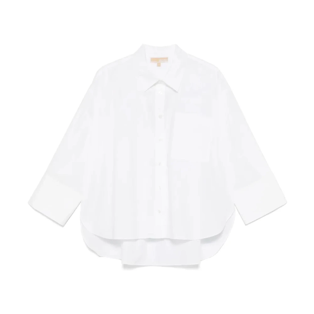 Michael Kors Women's White Long Sleeve Casual Shirt - Shirts - Xl - Blouses & Shirts