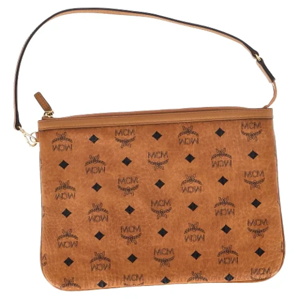 MCM Pre-owned Leather shoulder-bags Brown Dames