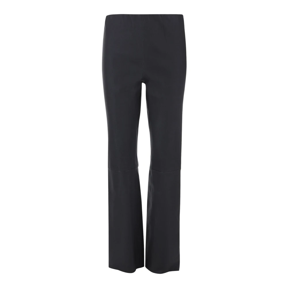By Malene Birger Florentina Leather Trousers - Female - Leather Trousers - Black - M - Trousers
