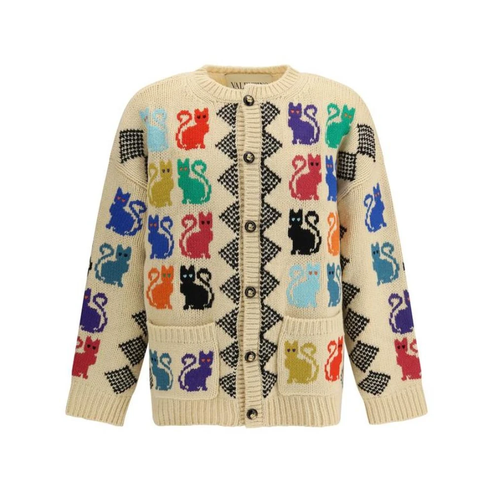 Valentino Garavani Multicolor Wool Cardigan - M - Image 2