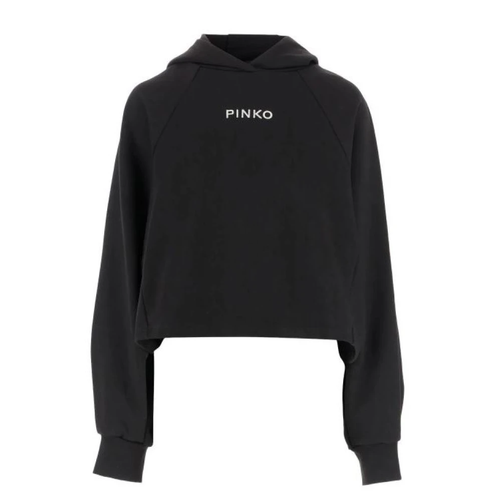 Pinko Women's Black 105726-A2ur.z99 Hoodie, Hoodies, S, Sweatshirts & Hoodies