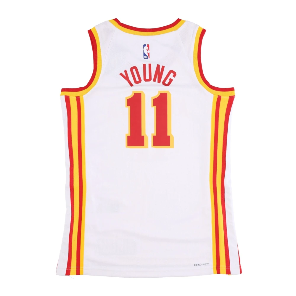 Nike Basketbal Tanktop Swingman Editie Trae Young White Heren