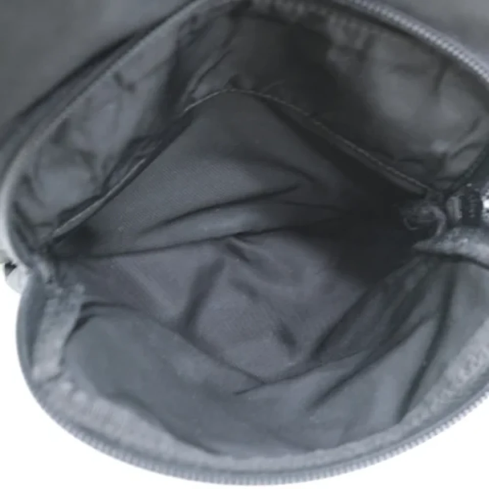 Prada Vintage Pre-owned Nylon shoulder-bags Black Dames