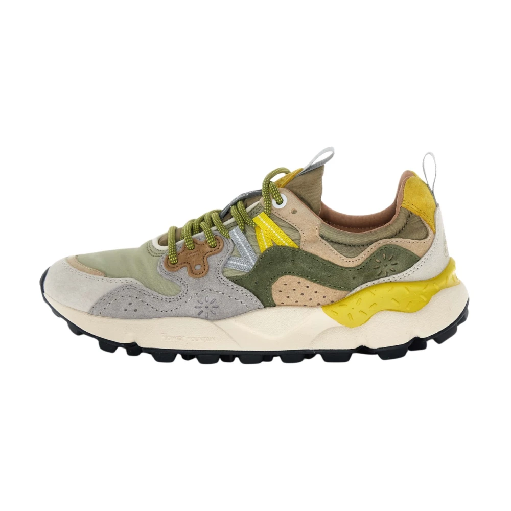 Flower Mountain Men's Multicolor Sneakers, 9 Uk, Yamano 3 Uni Trainers