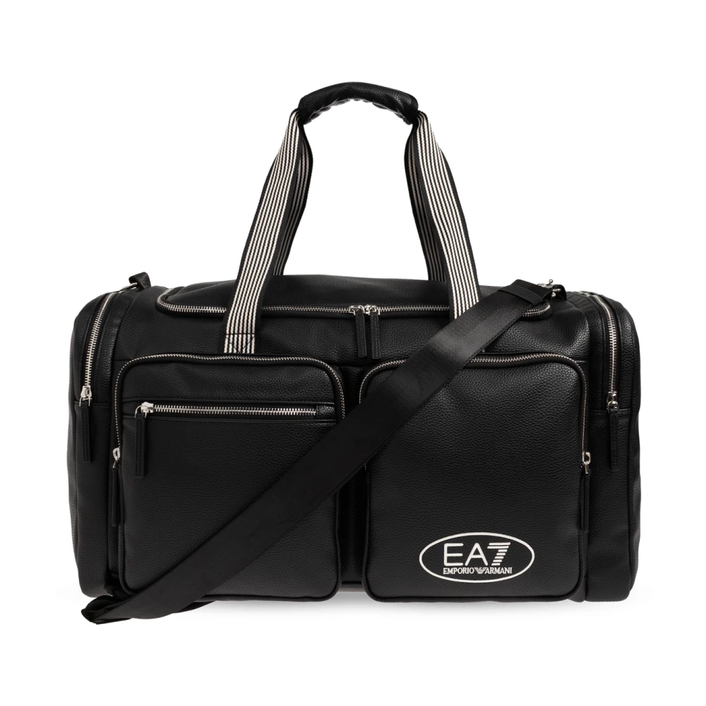 Emporio Armani Ea7 Unisex Nero Borse, Taglia Unica, New,