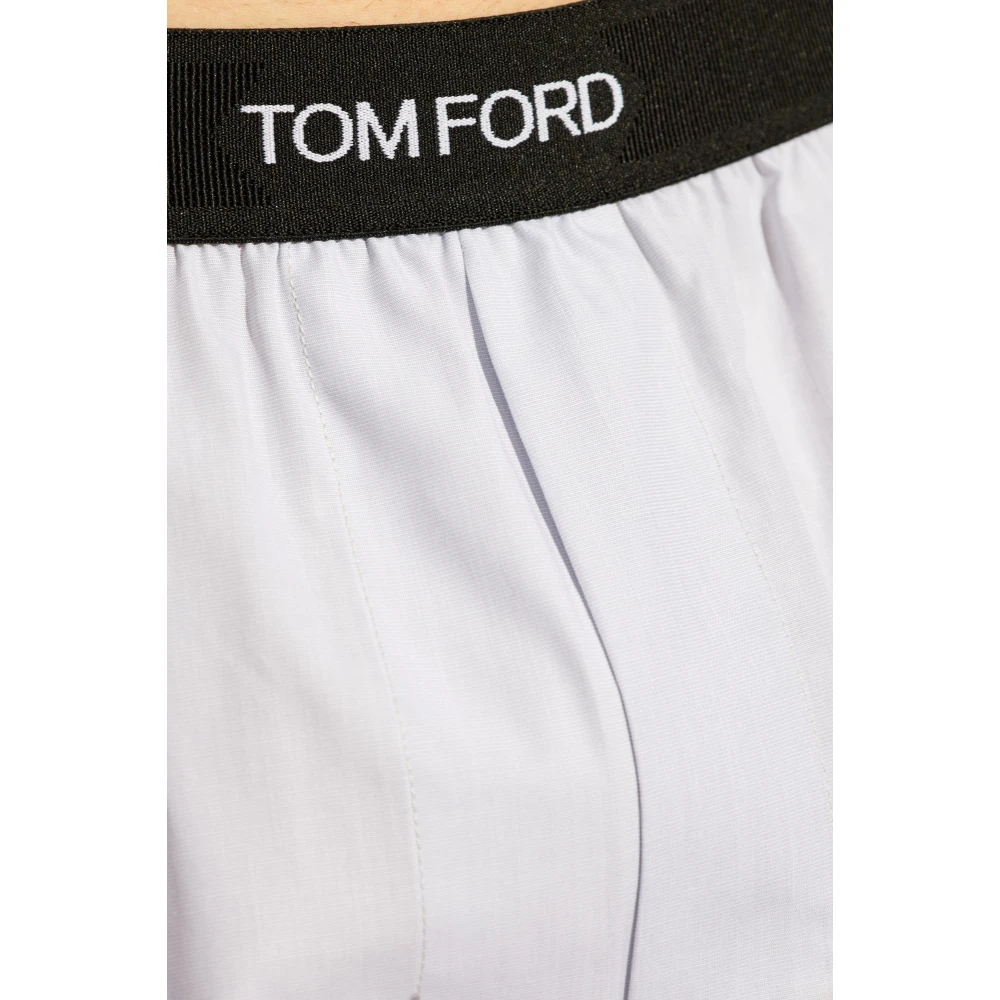 Tom Ford Boxershorts met logo Gray Heren