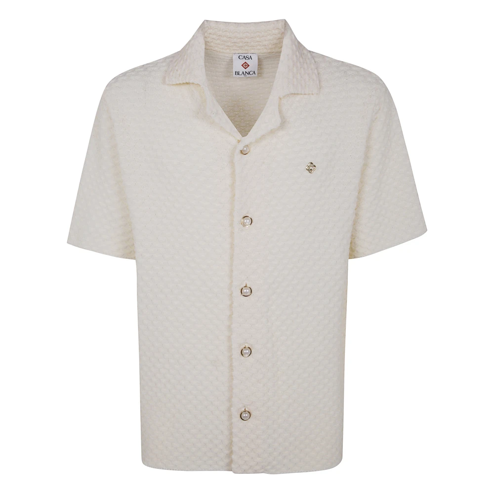 Casablanca Zomer Casual Shirt Beige Heren