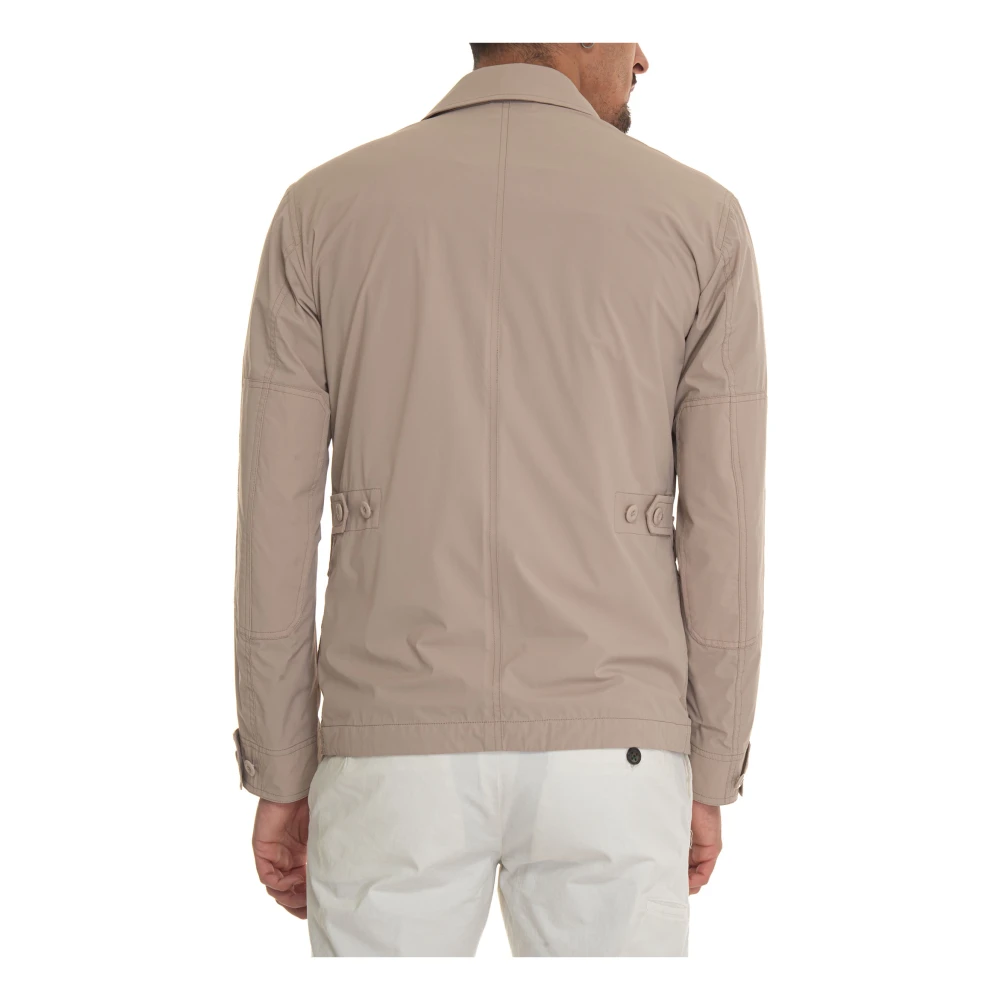 Woolrich Stretch Field Jacket met vier zakken Beige Heren