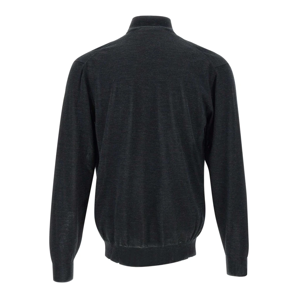 Filippo De Laurentiis Merino Wol Grijs Sweater Gray Heren