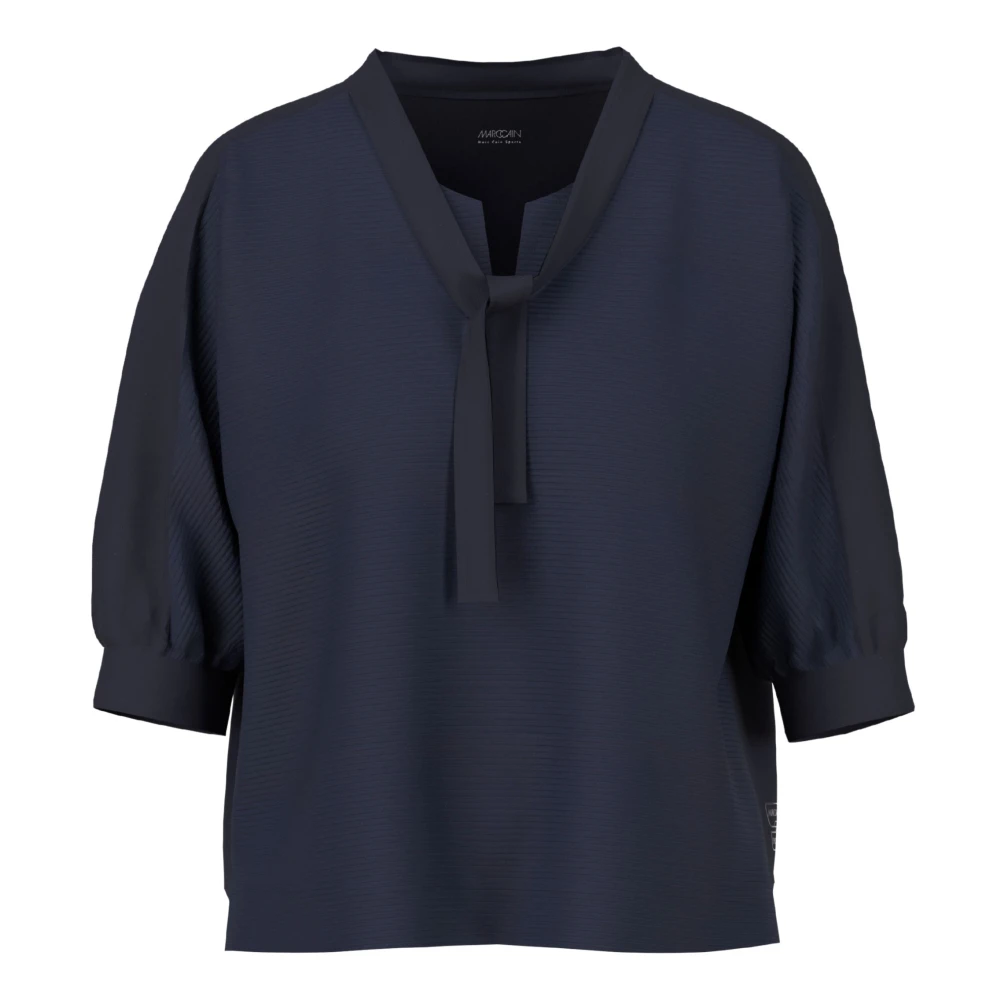 Marc Cain Women's Blue Navy T-Shirt - T-Shirts - L - Tops