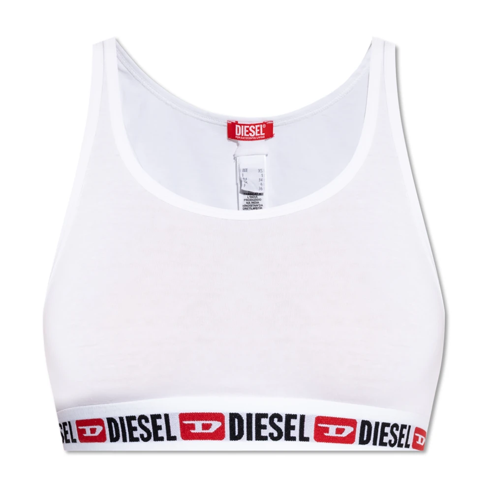 Diesel Bh `Ufsb-Cotton-Bralette` White Dames