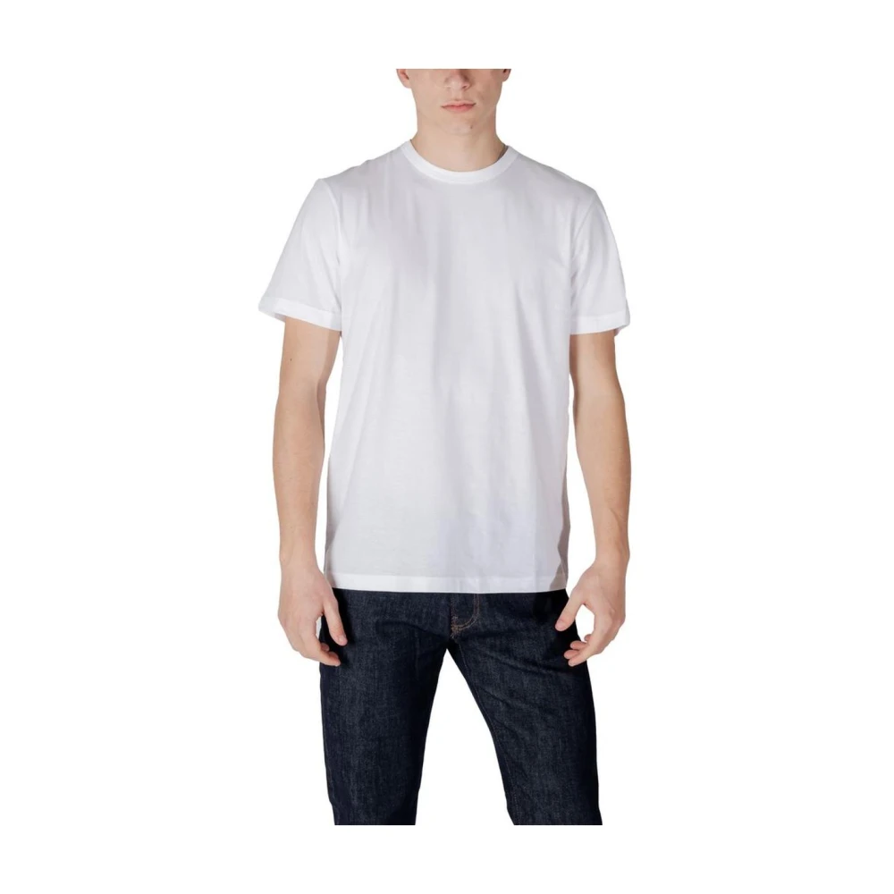 Colmar Witte Katoenen Korte Mouw T-Shirt White Heren