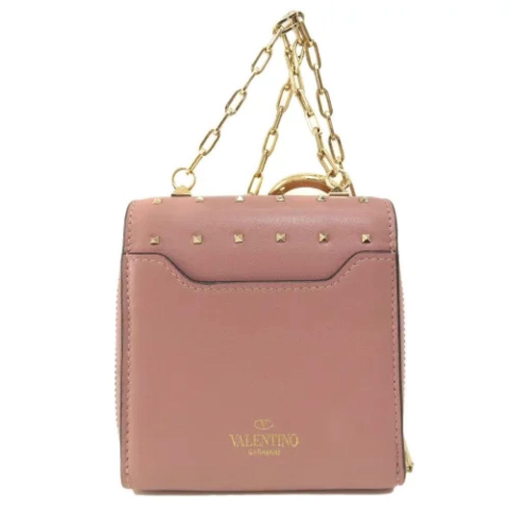 Valentino Vintage Pre-owned Leather wallets Pink Dames