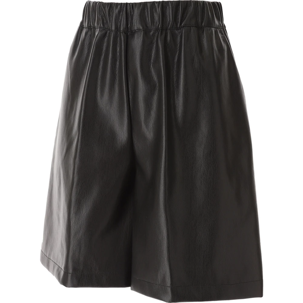 Liviana Conti Zwarte Shorts voor Vrouwen Black Dames