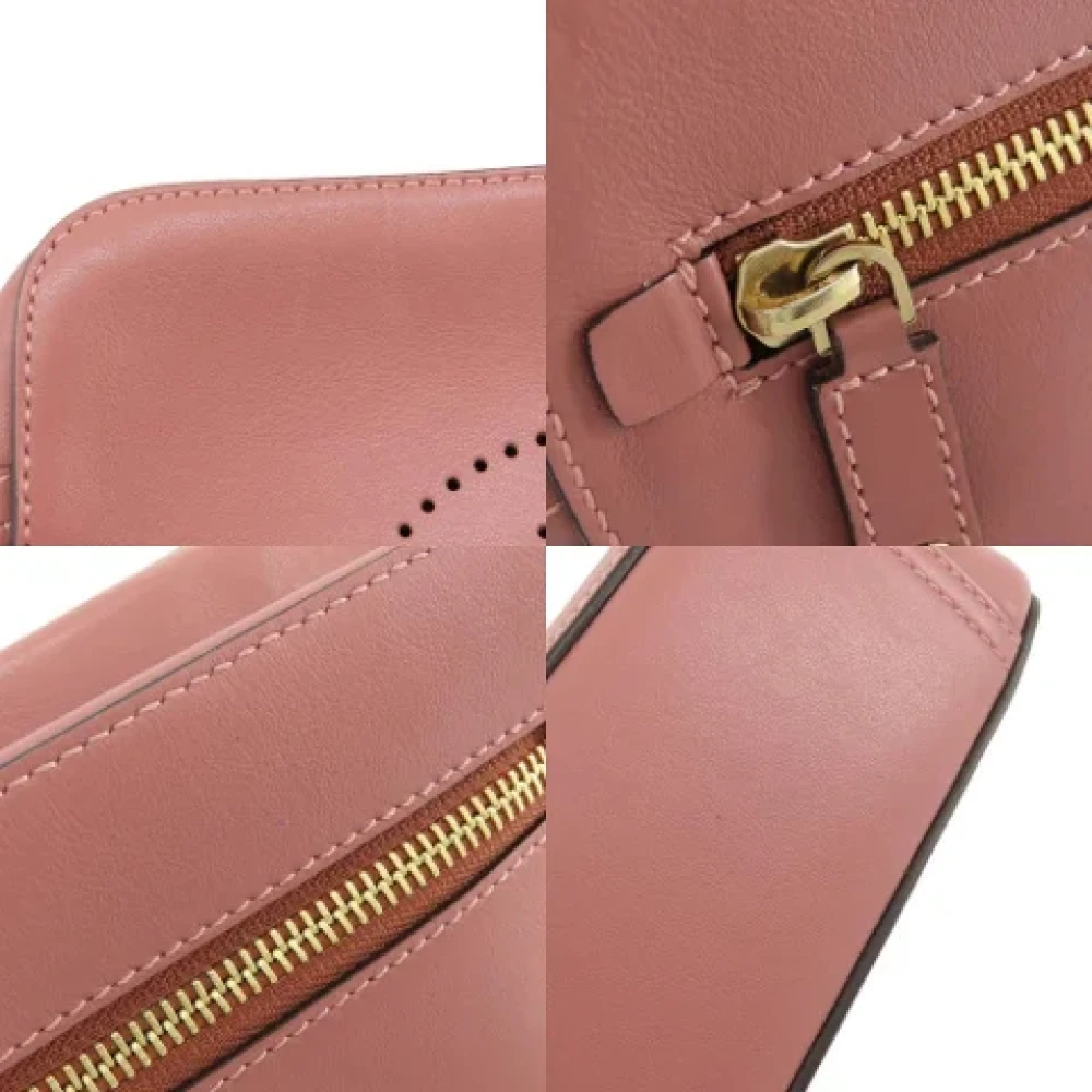 Anya Hindmarch Pre-owned Leather shoulder-bags Pink Dames