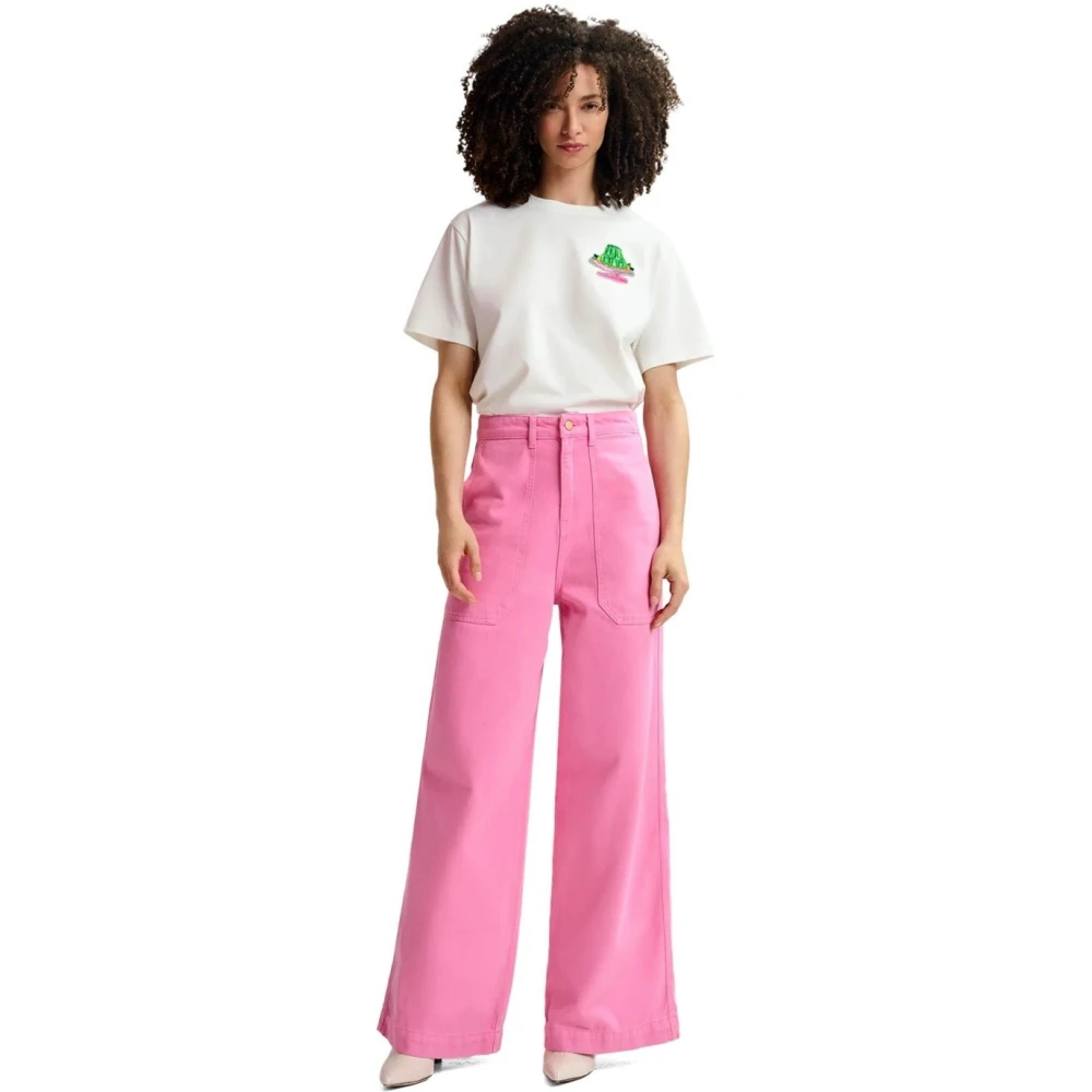 Essentiel Antwerp Roze Flare Homerus Jeans Pink Dames