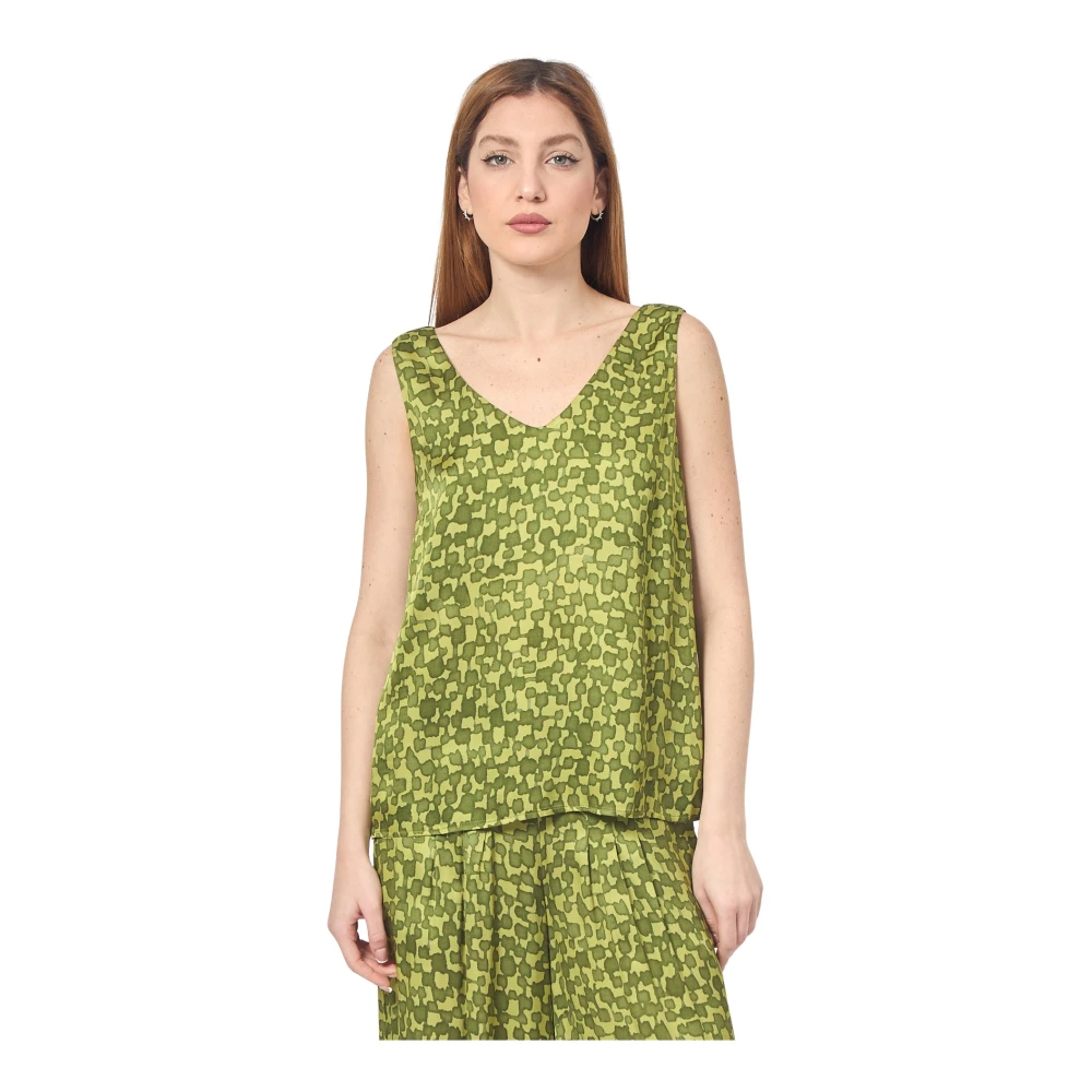Tops > Sleeveless Tops - - Manila Grace - Modalova