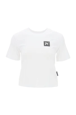 Ski Club T-Shirt med Monogram Patch