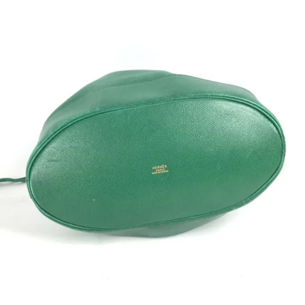 Hermès Vintage Pre-owned Leather shoulder-bags Green Dames