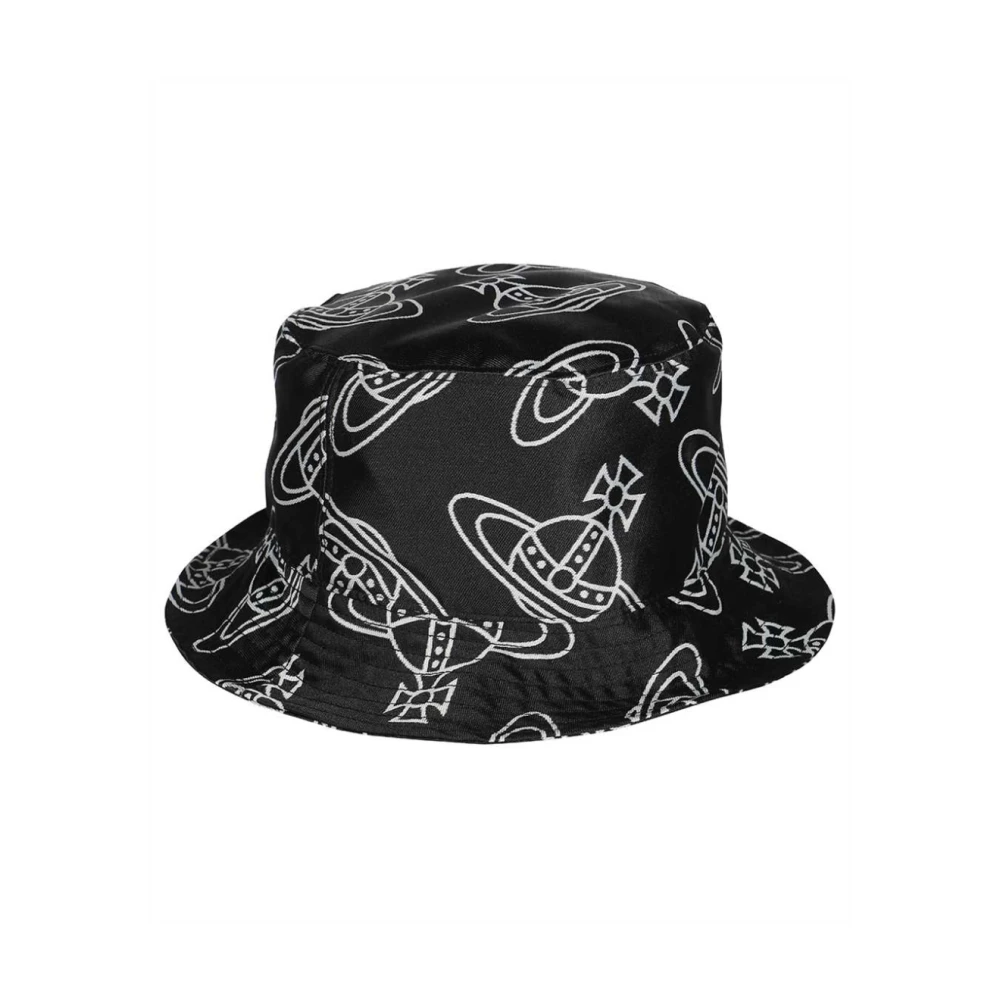 Vivienne Westwood Luxe Logo Bucket Hat Black Heren
